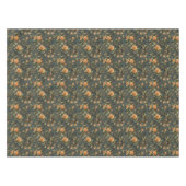 Waterverf shabby chic geel sinaasappel Franse roze Tafelkleed (Voorkant (Horizontaal))