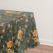 Waterverf shabby chic geel sinaasappel Franse roze Tafelkleed (Voorbeeld)