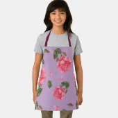 Waterverf Shabby Chic roze Roses Patroon Schort (Insitu)