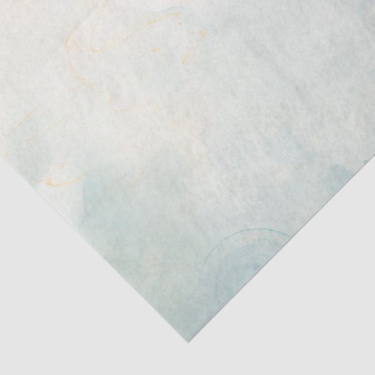 Waterverf Shabby chique pastel groene vlinders Tissuepapier (Detail)