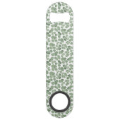 Waterverf Shamrock Clover Patterned Speed Flessenopener (Achterkant)