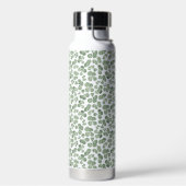 Waterverf Shamrock Clover Patterned Waterfles (Links)