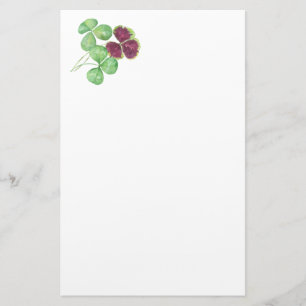 Waterverf Shamrock Clover Saint Partick's Day Briefpapier