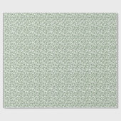 Waterverf Shamrock St. Patrick's Clover Patterned Cadeaupapier (Vlak)
