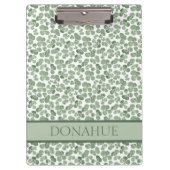 Waterverf Shamrock St. Patrick's Clover Patterned Klembord (Voorkant)