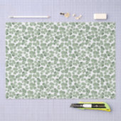 Waterverf Shamrock St. Patrick's Clover Patterned Tissuepapier (Craft)