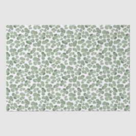 Waterverf Shamrock St. Patrick's Clover Patterned Tissuepapier