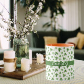 Waterverf Shamrock St. Patrick's Day Achternaam Mok