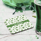 Waterverf Shamrock St. Patrick's Day Bier Onderzetter