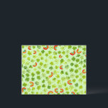 Waterverf Shamrocks & Rainbows Irish St Patty's Briefkaart<br><div class="desc">De waterverf van shamrocken en regenbogen brengt u het geluk van de Ieren en siert deze kaart. Handschilderd door mij voor jou. Voeg je eigen tekst toe of wijzig de kleuren. Voor meer design en kleuren kun je in mijn winkel kijken! Of laat me weten of je iets gewoons wilt....</div>