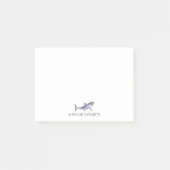 Waterverf Shark Personalized Post It Notes (Voorkant)