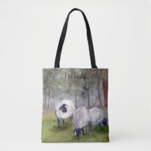Waterverf Sheep - Gepersonaliseerd