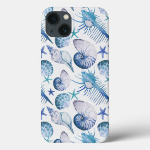 Waterverf Shells iPhone 13 Hoesje