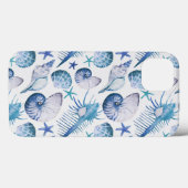 Waterverf Shells Case-Mate iPhone Case (Achterkant (horizontaal))