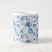 Waterverf Shells Grote Koffiekop (Voorkant)