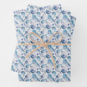 Waterverf Shells Inpakpapier Vel (In situ)