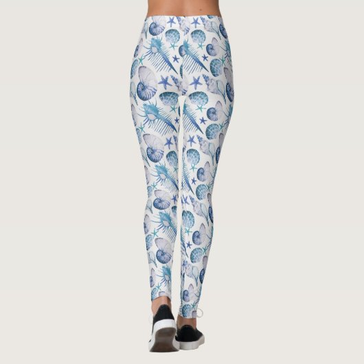 Waterverf Shells Leggings (Achterkant)