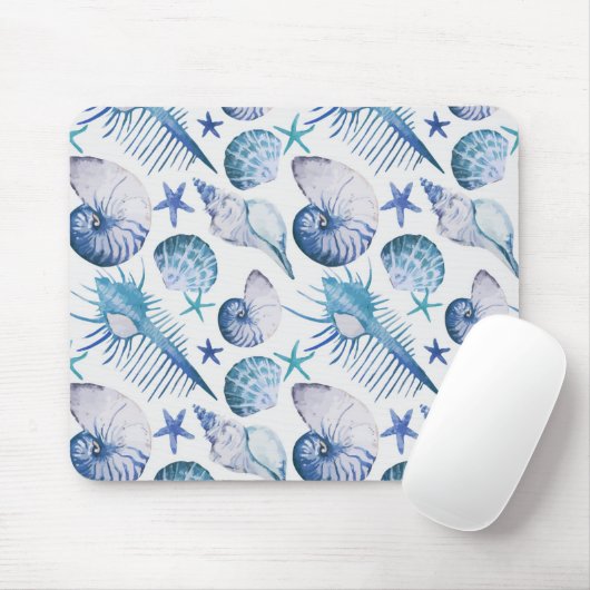 Waterverf Shells Muismat (Met muis)