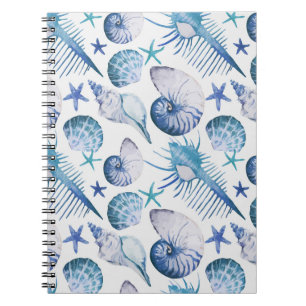 Waterverf Shells Notitieboek