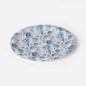 Waterverf Shells Papieren Bordje (Gekanteld)