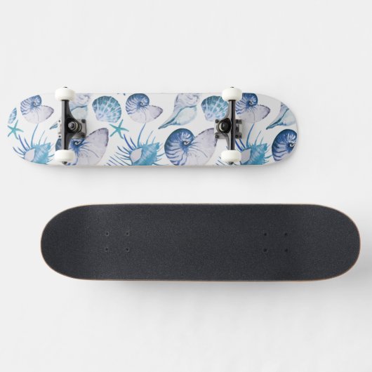 Waterverf Shells Persoonlijk Skateboard (Horizontaal)
