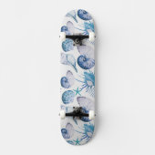 Waterverf Shells Persoonlijk Skateboard (Voorkant)