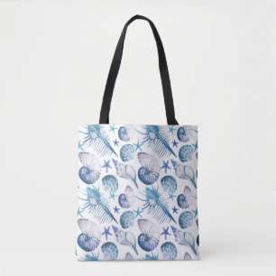 Waterverf Shells Tote Bag