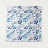 Waterverf Shells Wandkleed (Voorkant)