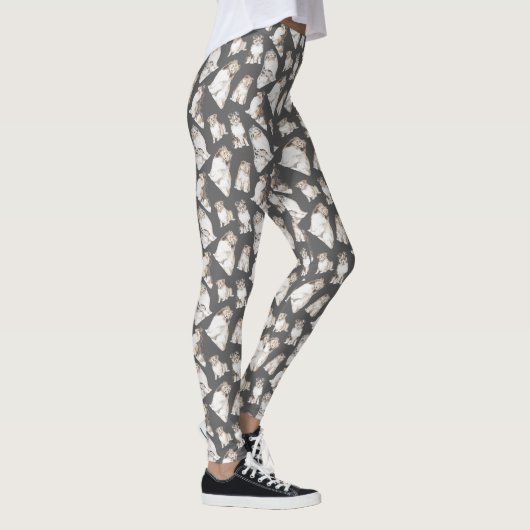 Waterverf Sheltie Leggings (Rechts)