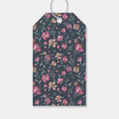 Waterverf Shih Tzu Dog Verjaardagsfeestje Dank u Cadeaulabel (Achterkant)