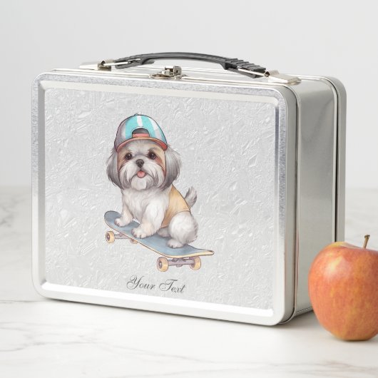 Waterverf Shih Tzu Metal Lunch Box (In situ)