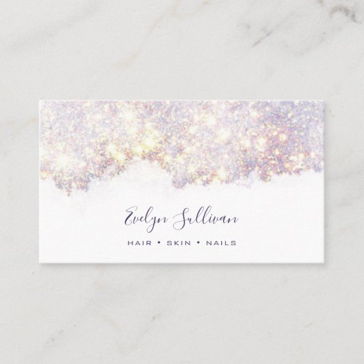Waterverf Shimmer Visitekaartje (Voorkant)
