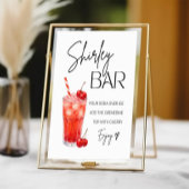 Waterverf Shirley Temple Bar Bord Poster