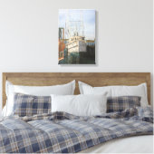 Waterverf Shrimp Boat Coastal Vist Canvas Art (Insitu (Slaapkamer))