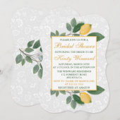 Waterverf Siciliaans Vrijgezellenfeest Lemons Kaart (Voorkant / Achterkant)