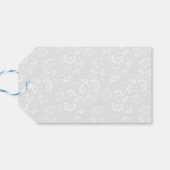Waterverf Siciliaanse citroenen Gefeliciteerd Cadeaulabel (Achterkant Horizontaal)
