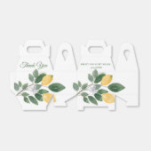 Waterverf Siciliaanse Lemons bruiloft Hartelijk da Bedankdoosjes (Uitgevouwen)