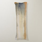 Waterverf Sienna Wilds Abstract Lichaamskussen (Voorkant Verticaal)