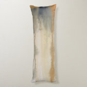 Waterverf Sienna Wilds Abstract Lichaamskussen (Achterkant (Verticaal))