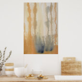 Waterverf Sienna Wilds Abstract Poster (Keuken)