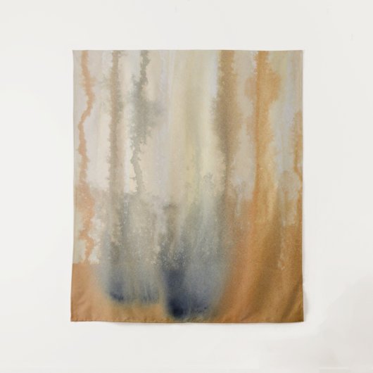 Waterverf Sienna Wilds Abstract Wandkleed (Voorkant)