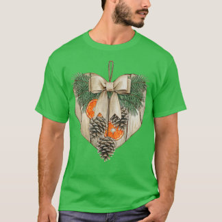 Waterverf sierkerstboomverlichting Xm T-shirt