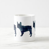 Waterverf Silhouette (Bulldog Black) Koffiemok (Center)