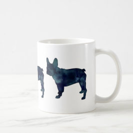 Waterverf Silhouette (Bulldog Black) Koffiemok