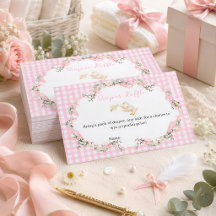 Waterverf Silly Goose Baby Meisje Baby Shower