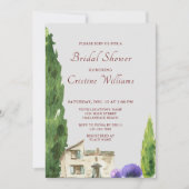 Waterverf Simple Elegant Boho Baby shower Kaart (Voorkant)