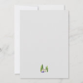 Waterverf Simple Elegant Boho Baby shower Kaart (Achterkant)