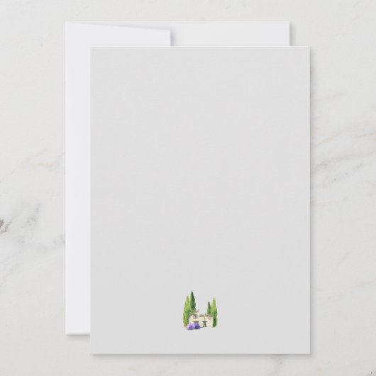 Waterverf Simple Elegant Boho Baby shower Kaart (Achterkant)