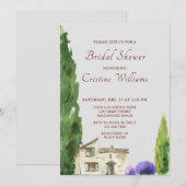 Waterverf Simple Elegant Boho Baby shower Kaart (Voorkant / Achterkant)