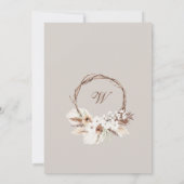 Waterverf Simple Elegant Boho Baby shower Kaart (Achterkant)